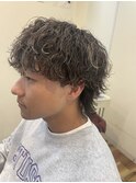 波巻きウルフ[千葉/メンズ/メンズパーマ]