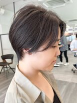 ビューエヒメ(VIEW EHIME)&nbsp;大人ラフウェーブ20代30代40代ボブブラウンスウィングショート