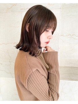 ハルキ ミナト ジャパン フクオカ(HARUKI MINATO japan FUK) 【切りっぱなしボブ】ミディアムヘア/20代/30代