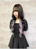 #エクステ80枚#インナー#ペールパープル#地雷系#量産型#地雷