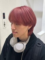 メンズ サロン ドット トウキョウ 町田店(men's salon dot. tokyo) 【小柳裕夢】ピンクカラー