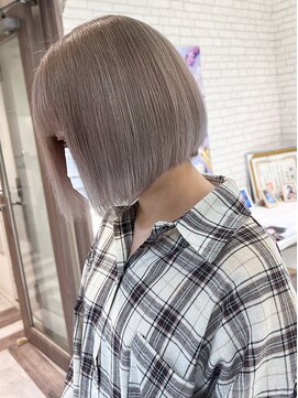 プログレス 仙台駅東口店(PROGRESS) ラベンダーシルバー×ショートボブ