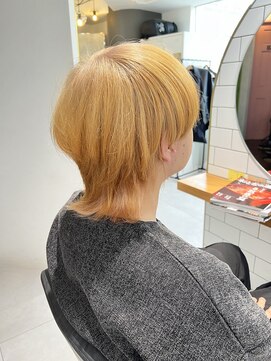 ミエル ヘア 新宿(miel hair) ハイトーンウルフ【新宿】