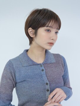 ピークアブー アヴェダ アトレ恵比寿(PEEK-A-BOO AVEDA) 前髪あり大人小顔ショート/30代40代50代/岡野亘希