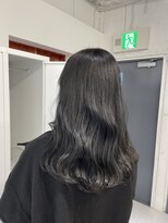 ヌーヴェル(nouvelle)&nbsp;ダークグレージュ×艶ロング