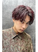 メンズ波巻きツイスパニュアンススパイラルスパイキーショート