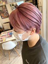 ヘア メイク ココ(hair make coco)&nbsp;ブリーチ×スノーピンク♪♪