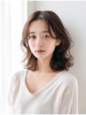 愛されコテ巻き風ボブ