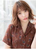 フレンチカジュアルくせ毛風波巻きウェーブc6越谷20代30代40代