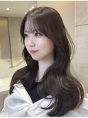 こなれゆるウェーブ/韓国/顔まわり/レイヤー/外苑前