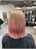 グラデーションペールピンク☆