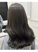 【アイスグレージュ】（ブリーチなし）＊rina＊