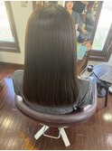 髪質改善＊髪質改善ストレート＊透明感＊カーキベージュ