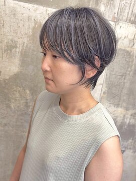 モアナ バイ ヘッドライト大宮店(Moana by HEADLIGHT) Moana【大宮】#ハンサムショート#アイスグレージュ#ハイライト