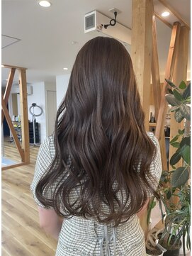 オアシス(oasis) 【oasisマミ】大人可愛いブリーチなし透明感ベージュカラー