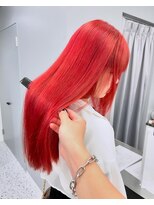 ヴィンスジオ 岐阜駅南(vince gio) パキッとレッドカラー/暖色カラー