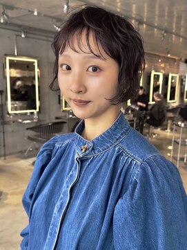 スクリーンギンザメゾン 銀座(SCREEN GINZA MAISON.) クラゲヘアー/小顔に見せるヘア/ココアベージュ/銀座