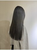オリーブグレージュ/ブリーチ履歴数回あり