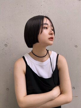 シーン(SCENE) [天神今泉/黒髪カタログ/クラゲヘアー/オリーブグレー]