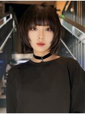 ミディアムレイヤー ウルフ フェイスレイヤー ダブルカラー 20代