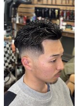 メンズヘア ササキ(sasaki) ゆるめ極道パーマ