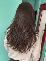 モルト 麻生(molt)&nbsp;韓国風　ハイレイヤーカット　Cカールパーマ　ダークブラウン