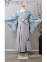 きものサロン すずめ屋&nbsp;レンタル番号　卒業袴-１07　アラベスク　　（帯、袴色変更可）