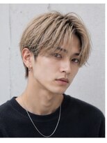 ヘアアンドメイク アース 入間店(HAIR&MAKE EARTH) ミルクティーハイトーンマッシュ