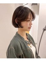 ナヌーク シブヤ(nanuk shibuya)&nbsp;首にスッと収まるショートボブ