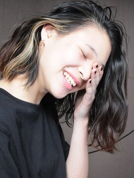 ブロック ジャポン(bloc japon) くせ毛風ルーズな質感☆イノセントなストリートボブ