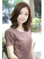 ミンクス 青山店(MINX)&nbsp;【MINX石塚】サイドの毛流れがキレイなナチュラルドレスヘア