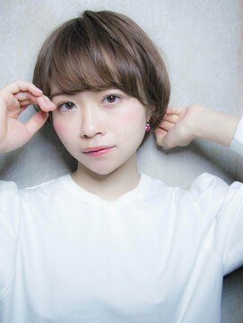 ルティア 池袋(Lutia) カットで小顔効果　ショートボブ