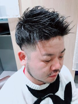 ライール ザ バーバー(Lair the barber) 男らしさ◎ジェットモヒカンスタイル