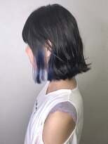 ソース ヘア アトリエ 京橋(Source hair atelier) 【SOURCE】耳かけインナーブルー
