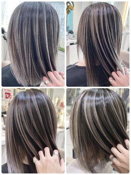 アッシュ 大宮店(Ash) バレイヤージュ×ハイライト×髪質改善☆