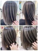 バレイヤージュ×ハイライト×髪質改善☆