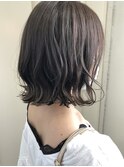 切りっぱなしボブ☆ダークグレージュ