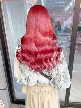 ミーナ バイ ワンズ 町田(mina by one's kyougoku) チェリーピンク！ビタミンカラー くびれヘア メルティカラー韓国