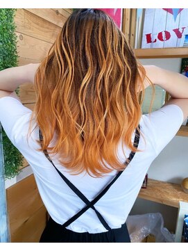 トーク 武庫之荘(TAL'KE) TAL'KE武庫之荘/バレイヤージュ×ペールオレンジ_124