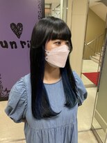 アンリップ ジー(salon unripＧ)&nbsp;m.m#インナーブルー