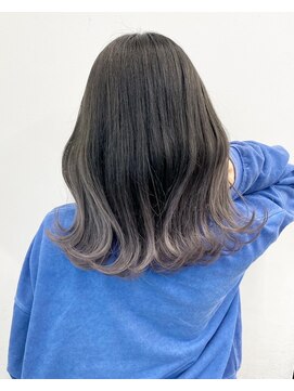 アンブル リュクス 池袋(amble luxe) グレーベージュ ニュアンスカラー ミルクティーピンク ブルー