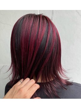 ボアップ 新居浜店(boappu) #デザインカラー#ブリーチ#カラー