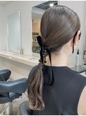 ベロア推し!お呼ばれヘアセット【銀座ヘアセット】
