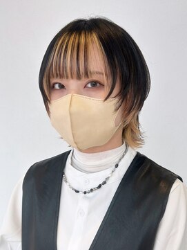 アルバム 池袋(ALBUM) ボブくびれウルフ_ショコラアッシュヘルシースタイル_ba427692