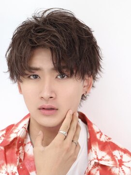 オーシャントーキョー 心斎橋(OCEAN TOKYO WEST) ツーブロックスパイラルパーマアップバング