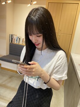 スムーク(smuk) 【smuk/スムーク】切りっぱなし/透明感カラー/アッシュグレー