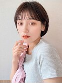 前下がりショートボブ大人可愛い表参道
