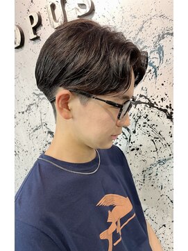 オーパスクリエ (OPUS CREER) メガネとの相性◎ニュアンスパーマ×刈り上げ☆マッシュパーマ