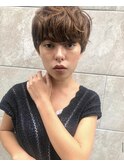 ボブ/グレージュ/大人女性/レイヤー/ショート[代々木上原]