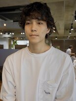 無造作マッシュウルフ×ソフトツイストスパイラルパーマ